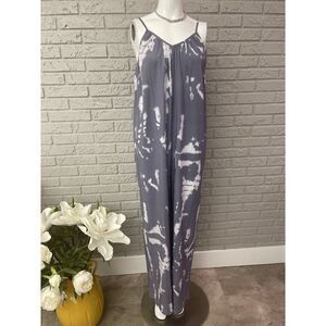 Mundefeis Tie Dye Wide Leg Jumpsuit Size S NWT